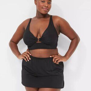 Lane Bryant Underwire Longline O-Ring Bikini Top 38DDD